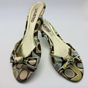 Unlisted A Kenneth Cole Production Betty Boop Geometric Kitten Heels